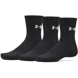 Under Armour Performance Cotton 3p Crew Socken Black/White 36,5-42