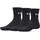 Under Armour Performance Cotton 3p Crew Socken Black/White 36,5-42