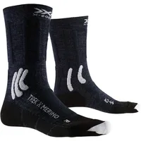 X-Socks Trek X Merino Trekkingsocken 2 Paar Midnight Blue/Arctic White 35-38