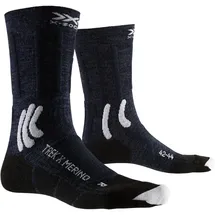 X-Socks Trek X Merino Trekkingsocken 2 Paar Midnight Blue/Arctic White 35-38