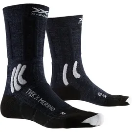 X-Socks Trek X Merino Trekkingsocken 2 Paar Midnight Blue/Arctic White 35-38