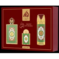 Lattafa Pride Queen of Arabia Eau de Parfum 100 ml + Eau de Parfum 20 ml + Deodorant 200 ml Geschenkset