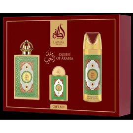 Lattafa Pride Queen of Arabia Eau de Parfum 100 ml + Eau de Parfum 20 ml + Deodorant 200 ml Geschenkset