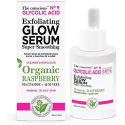 The ConsciousTM  Anti-Aging & Anti-Falten Produkte Glycolic Acid Exfoliating Glow Serum Organic Raspberry  in multifarben, Einheitsgrösse