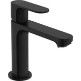 Hansgrohe Rebris S 110 mit Zugstangen-Ablaufgarnitur mattschwarz 72517670