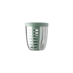 Mepal Ellipse Fruitpot ellipse, inkl. Edelstahlgabel, 600 ml 107655094700 , Farbe: nordic sage