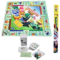 Hasbro Gaming Monopoly Junior XL Spielmatte 61x61cm Deutsche Version Kinderspiel Brettspiel