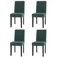 MCW 4er-Set Esszimmerstuhl Littau, Stuhl Küchenstuhl Hochlehner, Stoff/Textil Cord