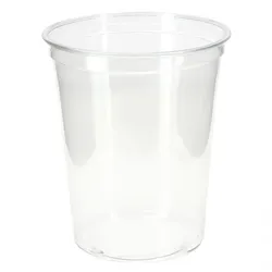 25 Stk. Extra große recycelbare PET-Becher (950 ml) Ref TPTP32