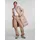 Pieces Pcbee NEW LONG PUFFER JACKET Bc, Silver mink), S - S