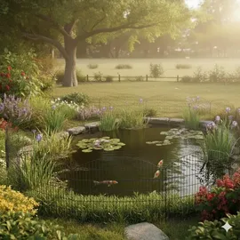 HC Garten & Freizeit 11tlg. Teichzaun Oberbogen, ca. 390 x 78,5 cm - Dunkelgrün