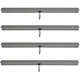 Mendler Seitenwand für Pergola HWC-L46 4 Stück 3 x 3 m Anthrazit