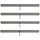 Mendler Seitenwand für Pergola HWC-L46 4 Stück 3 x 3 m Anthrazit