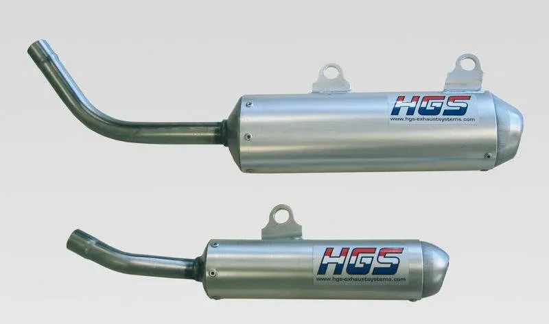 HGS Endschalldämpfer Racing für KTM SX85 & Husqvarna TC85 ab 2025  Grey / Steel