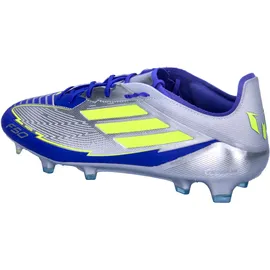 adidas Herren Fussballschuhe F50 ELITE FG MESSI IH0915 45 1/3 - Silver Met./Solar Yellow/Blue - 45 1/3