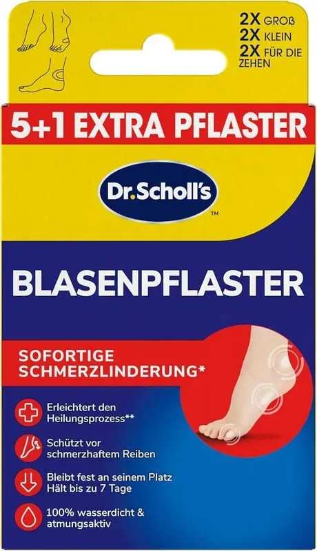 Scholl Blasenpflaster Mix-Pack 6 Stück