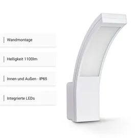 sebson Außenleuchte Kunststoff 250x176x65mm 15W 1100lm weiß