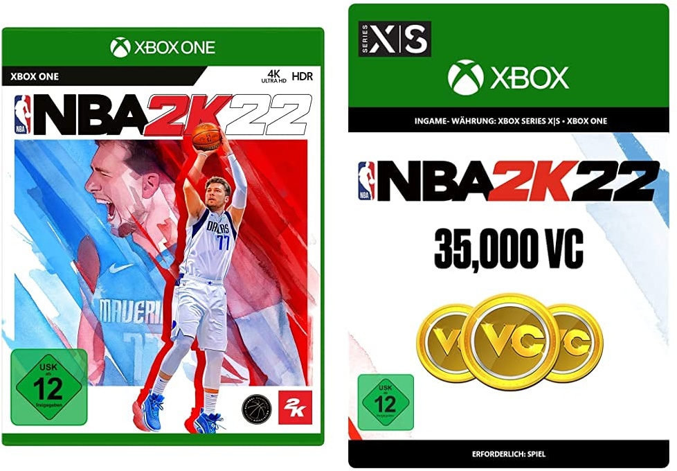 NBA 2K22 Amazon Standard Plus - [Xbox One] + 35,000 VC [Xbox - Download Code]