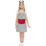 Viedouce Schürzen für Kinder Schule, Wasserdicht Kinderschürze Schürze Mädchen, Kinder Kochschürze Mädchen,Schurzen für Kinder für Schul Garten Bemalen Kochen (4-13jahre)