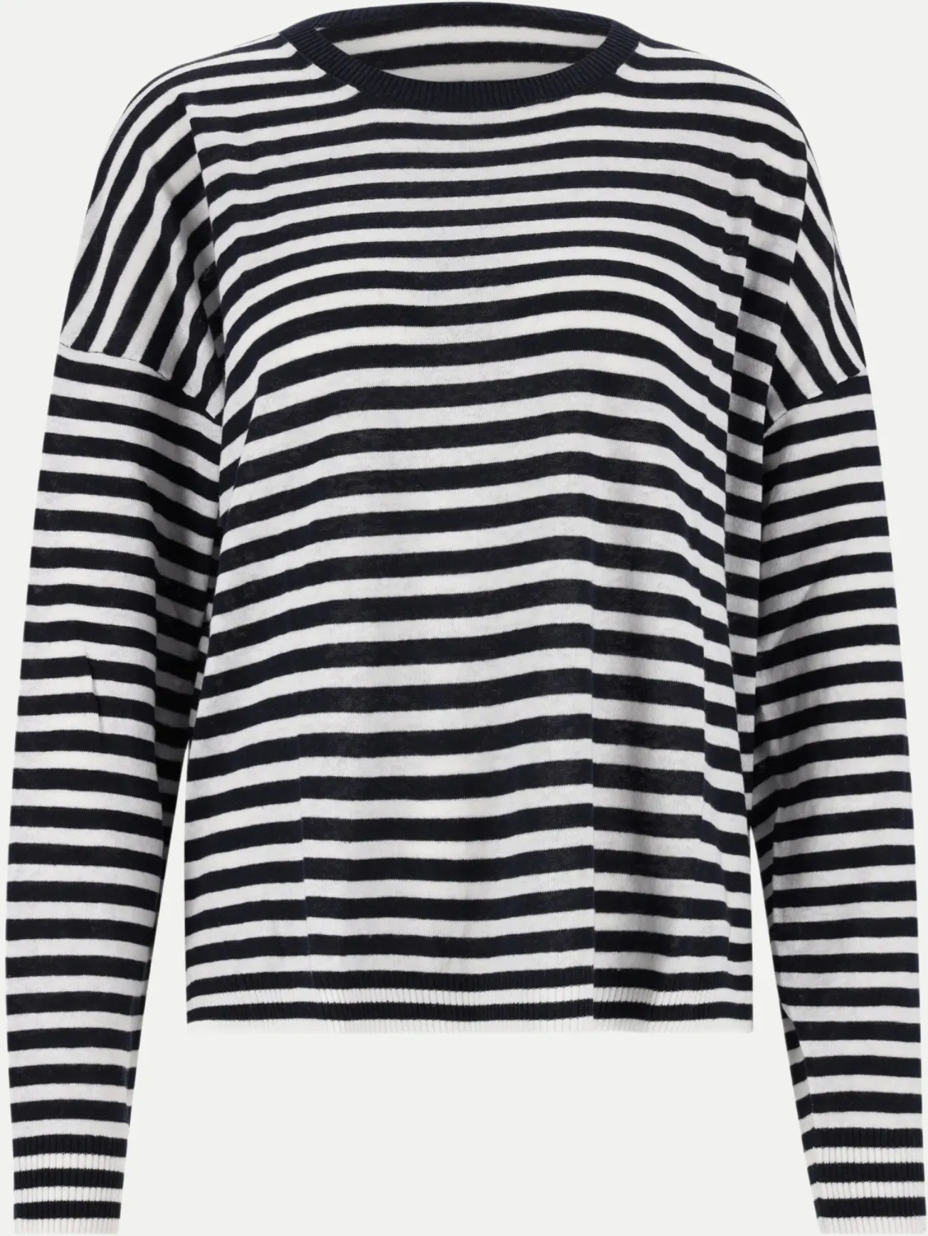 Gestreiftes Langarmshirt Mehrfarbig S