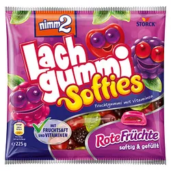 nimm2® Lachgummi Softies Rote Früchte Fruchtgummi 225,0 g