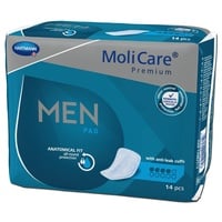 MoliCare Premium MEN PAD - 4 Tropfen - saugstarke Inkontinenzeinlagen für Männer.