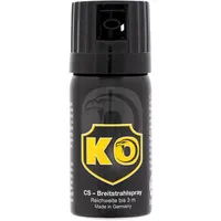 CS-Breitstrahlspray KO Security 40ml Tränengas Personenabwehrspray kompakt mit BKA-Zulassung - ab 14 Jahren - modernes Design
