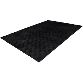 Kayoom Teppich KAYOOM "Royal Glow 825", anthrazit, B:120cm H:30mm L:170cm, Polyester, Teppiche, Teppich, Auch in rund, Hochflor, Modernes Muster, Vegan