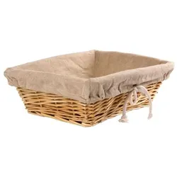Olympia Brotkorb Weide Mit Futter 31,5 X 23Cm