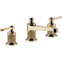 GESSI Venti20 3-Loch-Waschtischarmatur, mit Ablaufgarnitur, - warm bronze