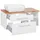 WELLTIME Waschbeckenunterschrank WELLTIME "Davos", weiß, B:90cm H:55cm T:47cm, Schränke, Waschbeckenunterschrank, Badmöbel, Waschtisch inkl. Waschbecken, Breite 90 cm
