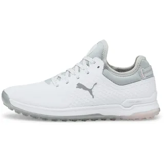 Puma PROADAPT ALPHACAT WMNS Golfschuh, White Silver-Pink Lady, 42.5 EU