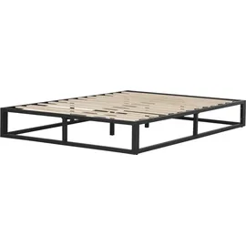 Habitat et Jardin - Bettrahmen Aus Metall 160 X 200 Cm - Schwarz