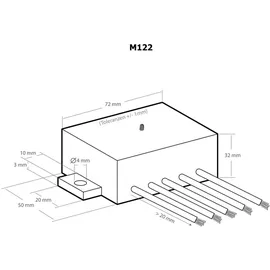 Kemo M122 Dämmerungsschalter 12 V/DC