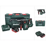 Metabo KH 18 LTX BL 24 Akku Bohrhammer 18 V 2,2 J SDS Plus Brushless + 1x Akku 10,0 Ah + metaBOX