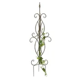 DanDiBo Ambiente Rankhilfe Metall Rankgitter 125 cm 93998 Kletterhilfe Bodenstecker Blumenhalter Ranksäule