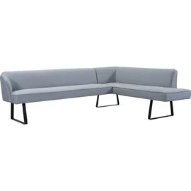 exxpo - sofa fashion Eckbank Americano, mit Keder und Metallfüßen, Bezug in verschiedenen Qualitäten,