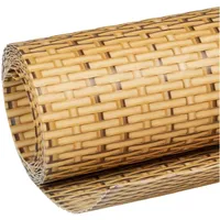 vidaXL Balkonverkleidung 500 x 100 cm Hellbraun Rattan