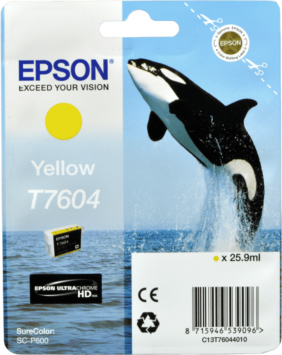 Preisvergleich Produktbild Epson Tinte C13T76044010  Yellow T7604