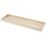 Rayher Tablett, Holz, 45 cm x 2,3 cm x 13,2 cm beige