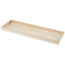 Rayher Tablett, Holz, 45 cm x 2,3 cm x 13,2 cm beige