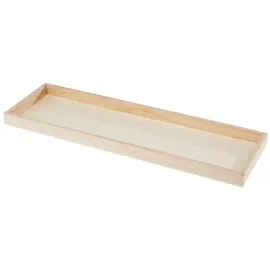 Rayher Tablett, Holz, 45 cm x 2,3 cm x 13,2 cm beige