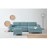OTTO products Eckcouch Polyester 2-Sitzer Blau
