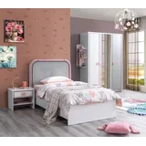 T.O.P. weiß Kinderzimmer Set Kinderbett, Nachttisch Kleiderschrank), Top-Qualität
