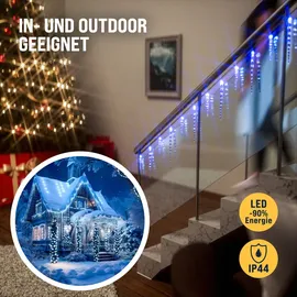DEUBA Lichterkette Eiszapfen 80 LEDs 8m