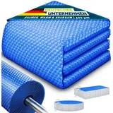 tillvex Premium Pool Solarabdeckplane blau Ø 400 cm