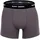 Happy Shorts Boxershorts grau/flieder/schwarz L 3er Pack