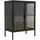 VCM Vitrine Floka 60 x 35 x 80 cm Schwarz