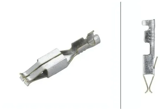 Flachsteckhülse mit Rastnase von HELLA - Perfekt für 0,5mm2-1,0mm2 - Junior Timer Spezifikation