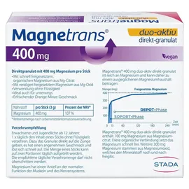 STADA Magnestrans Duo-Aktiv Magnesium Granulat 50 Sticks